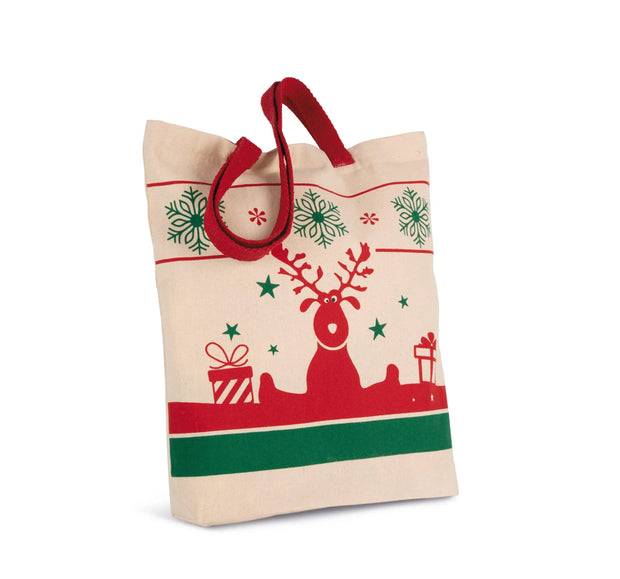KI0733 - Sac shopping avec motifs de Noël - Occifloc