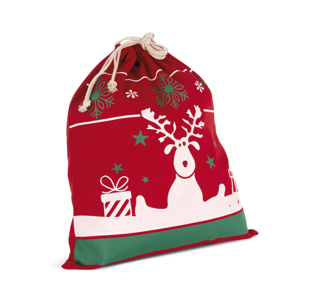 KI0735 - Sac avec cordon motifs de Noël - Occifloc