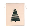 KI0746 - Sac coton à cordon motif sapin - Occifloc