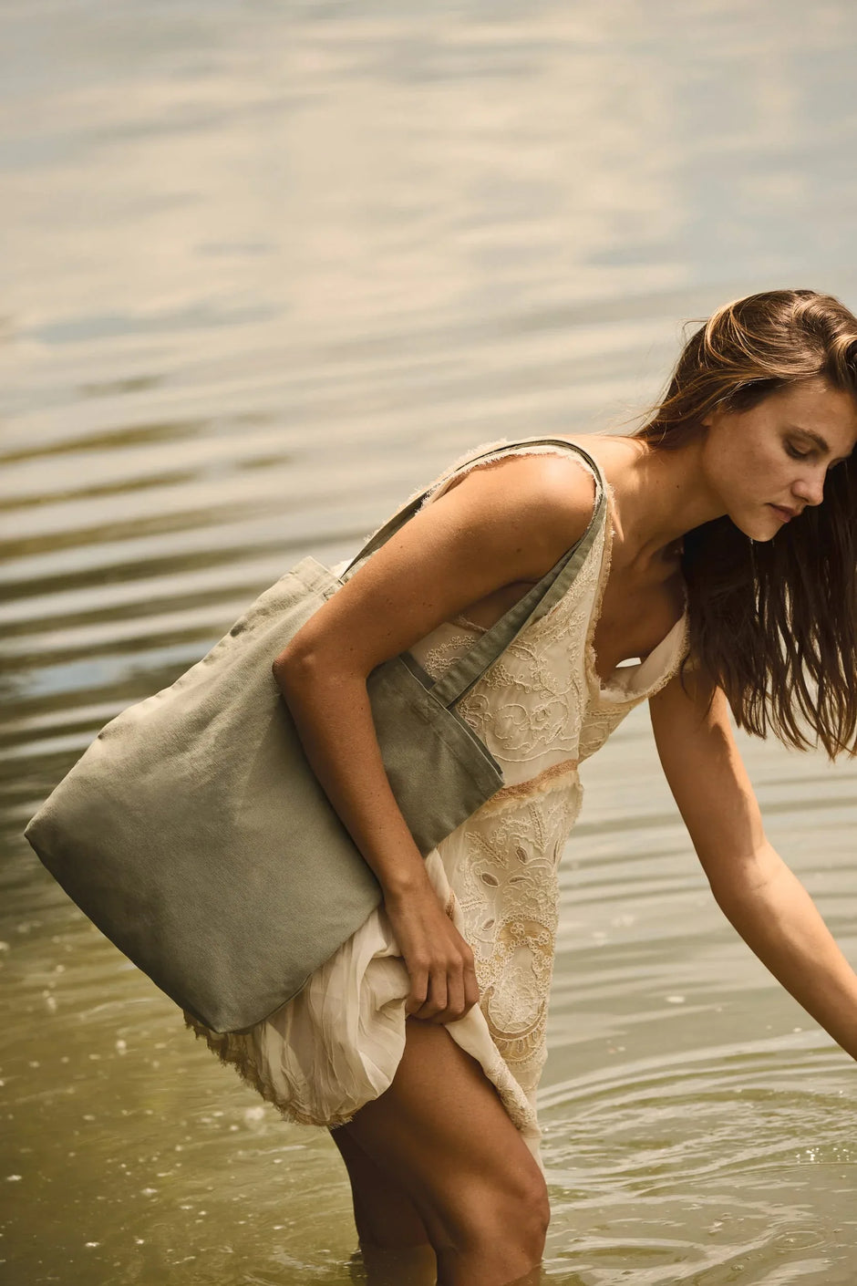 KI3213 - Sac shopping délavé en coton - Occifloc