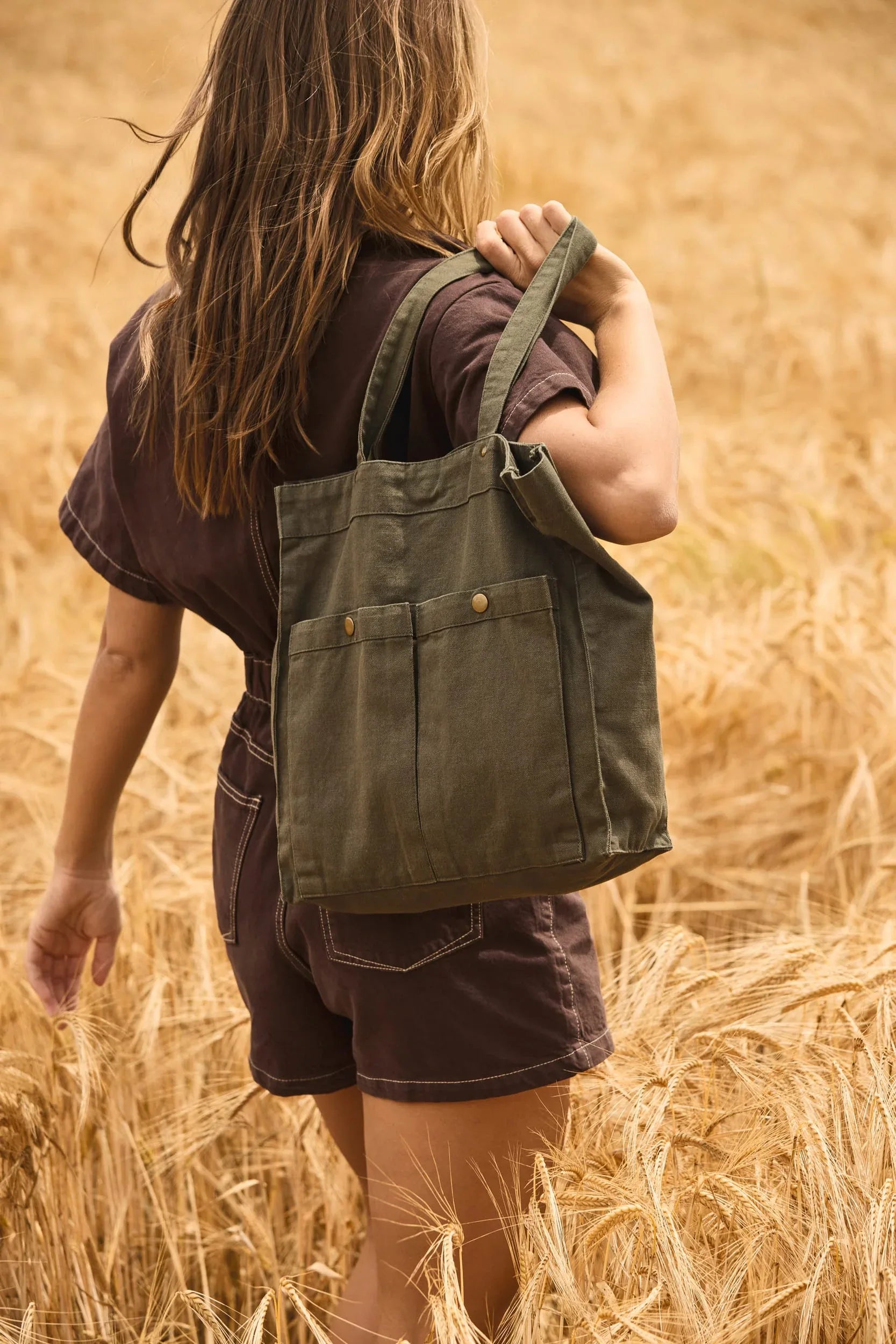 KI3215 - Sac à main à double poche frontale - Occifloc