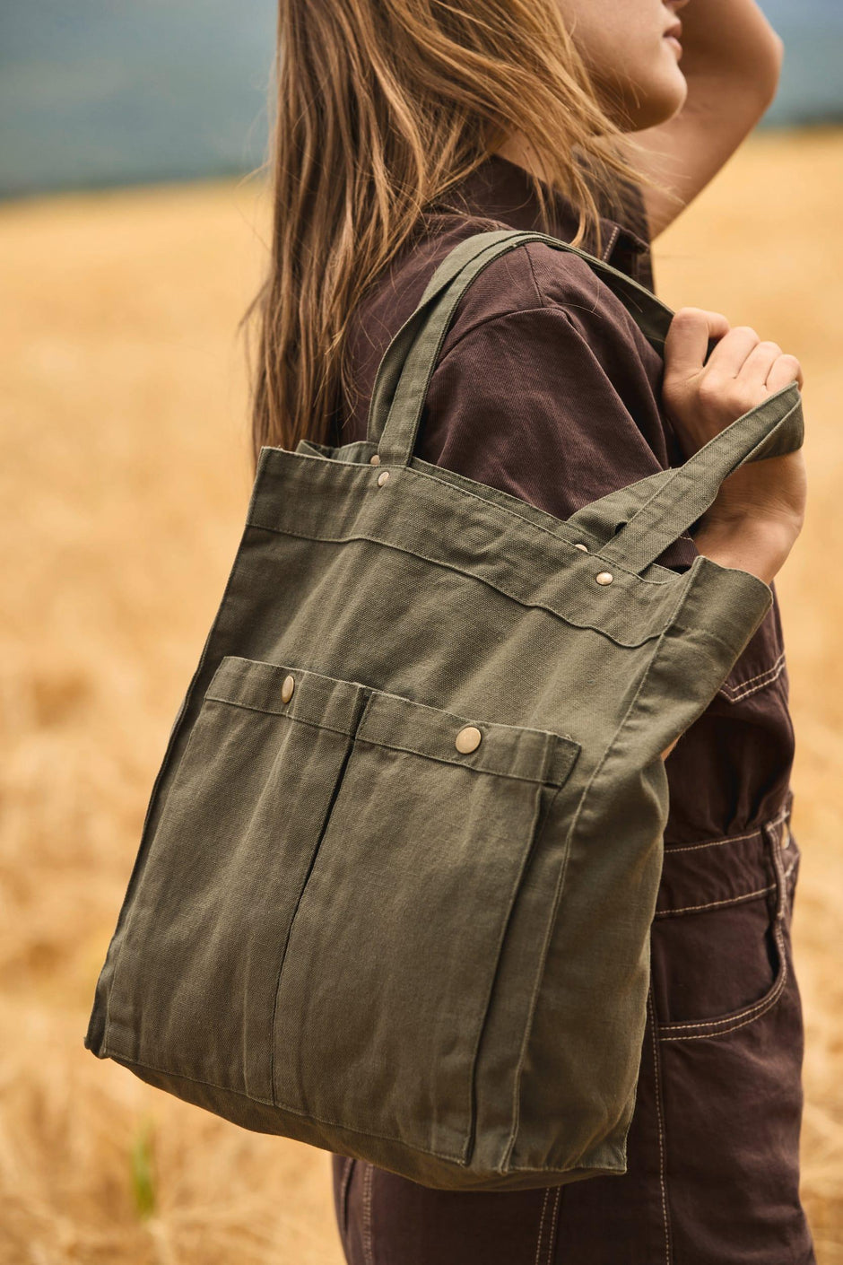 KI3215 - Sac à main à double poche frontale - Occifloc