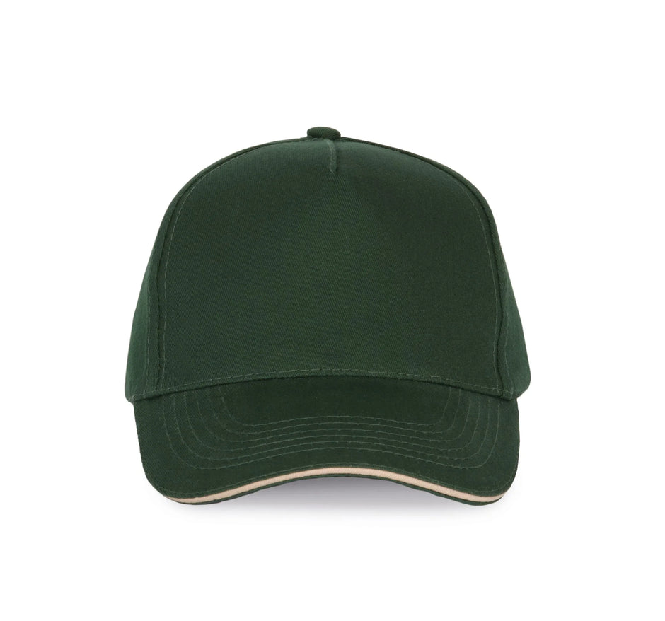 KP124 - Casquette avec sandwich contrasté - 5 panneaux - Occifloc