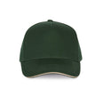 KP124 - Casquette avec sandwich contrasté - 5 panneaux - Occifloc