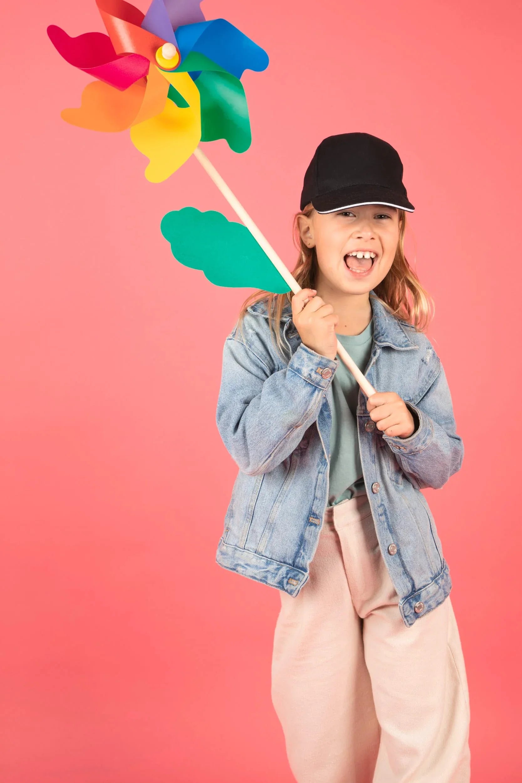 KP148 - Casquette enfant avec sandwich contrasté - 5 panneaux - Occifloc