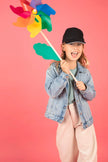 KP148 - Casquette enfant avec sandwich contrasté - 5 panneaux - Occifloc