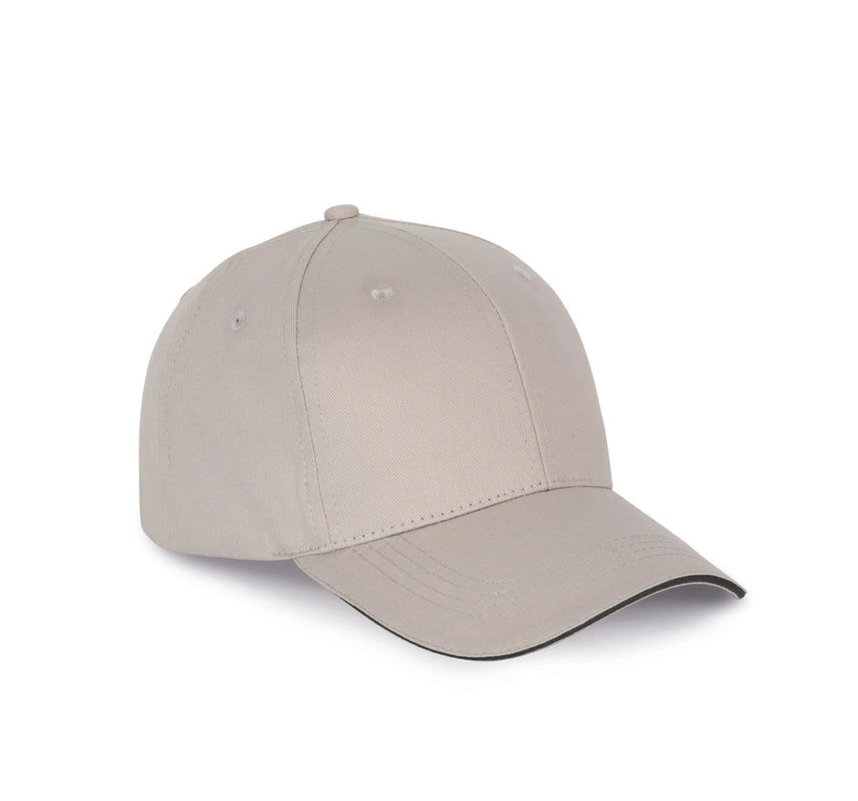 KP191 - Casquette avec sandwich contrasté - 6 panneaux - Occifloc