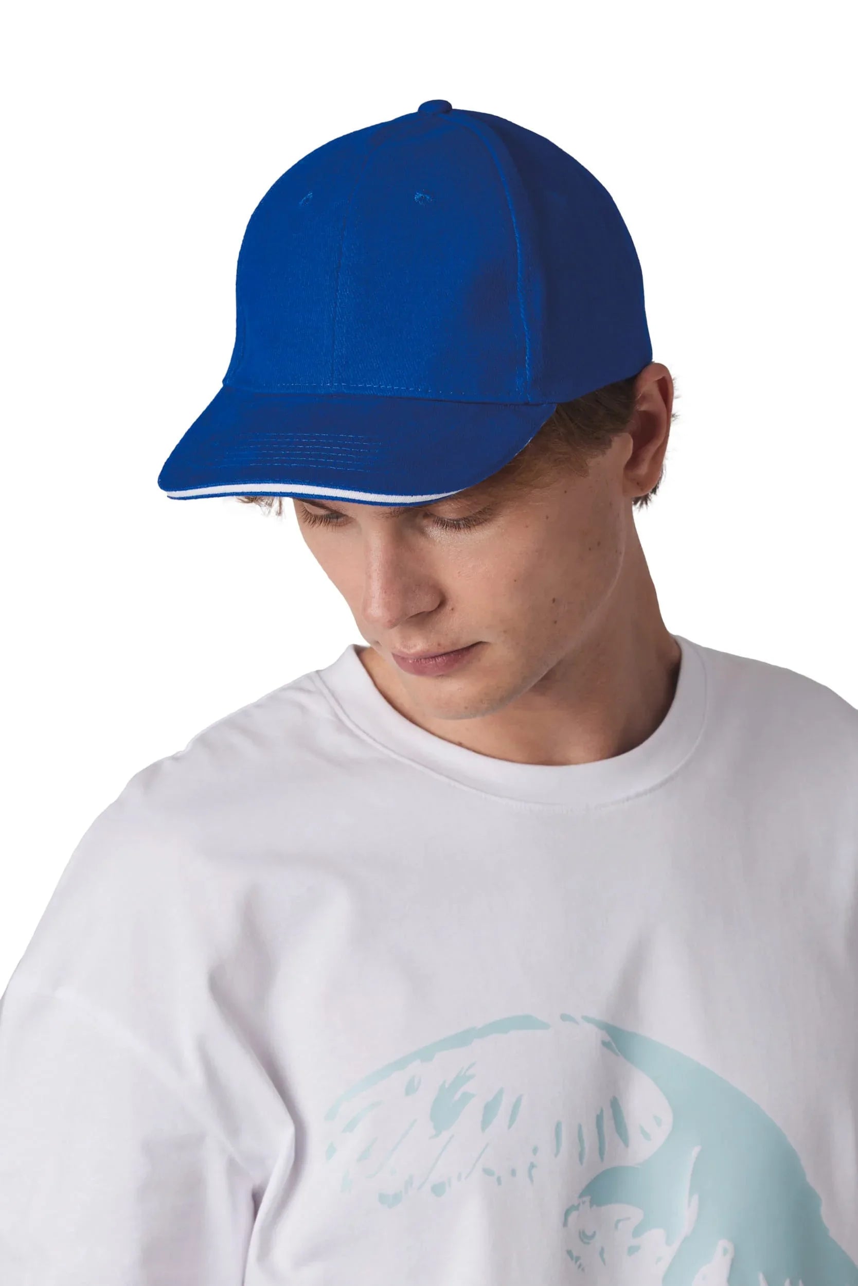 KP196 - Casquette Baseball avec sandwich - 6 panneaux - Occifloc