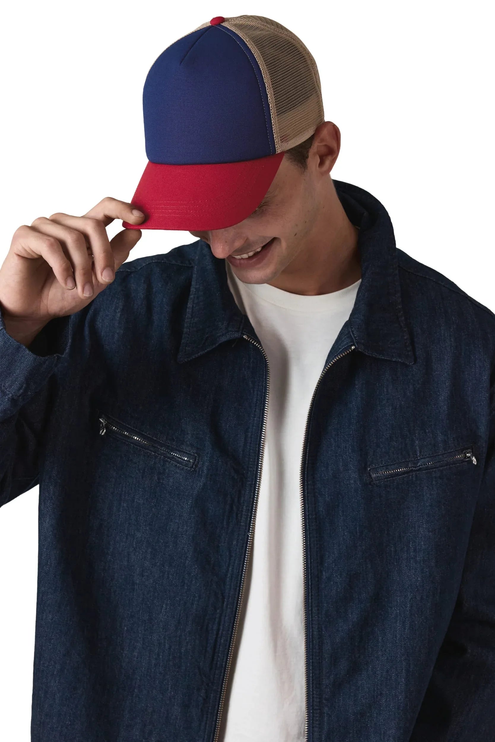 KP240 - Casquette trucker 5 panneaux en coton canvas - K-up Gold Label - Occifloc