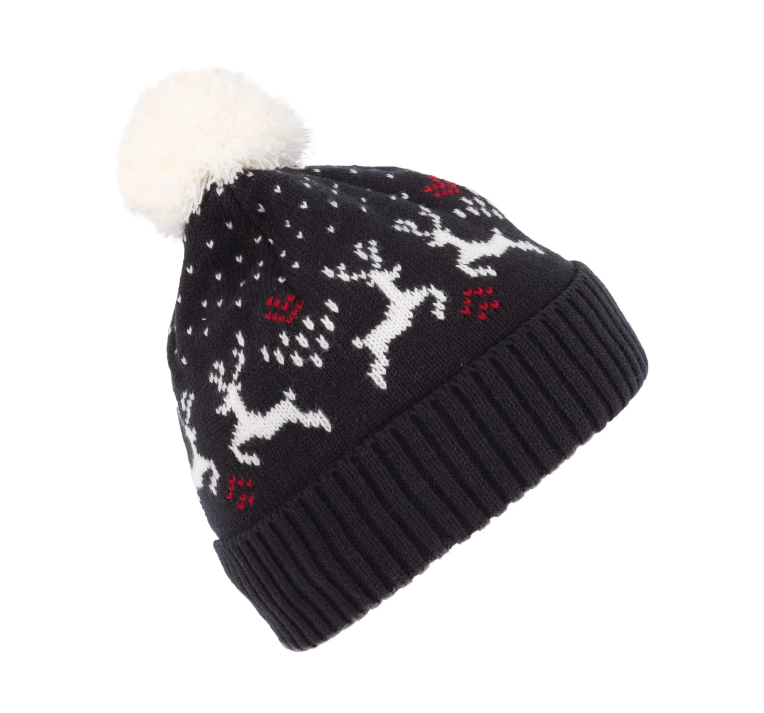KP512 - Bonnet de Noël motifs rennes - Occifloc