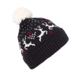 KP512 - Bonnet de Noël motifs rennes - Occifloc