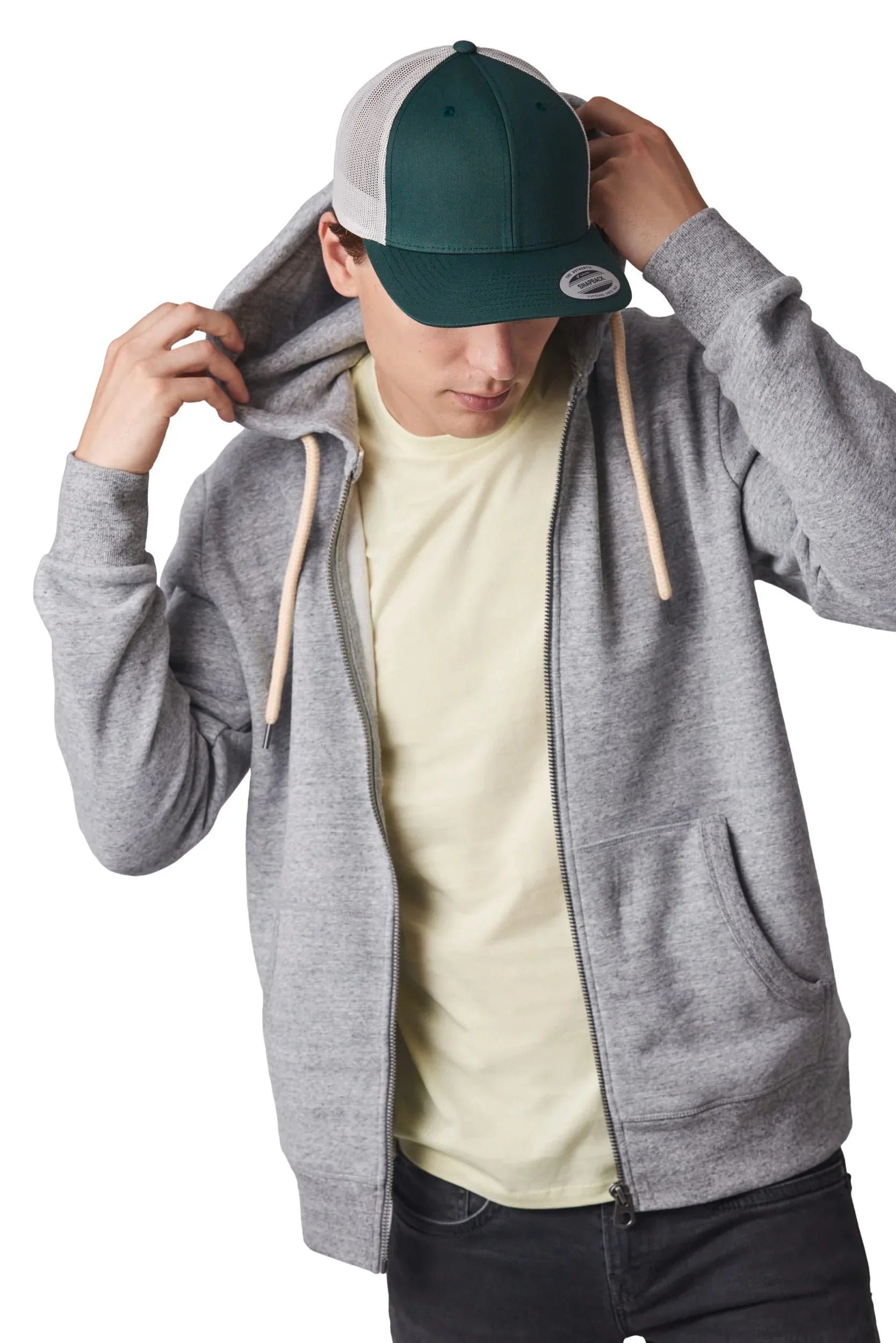KP912 - Casquette Trucker modèle rétro - 6 panneaux - Occifloc