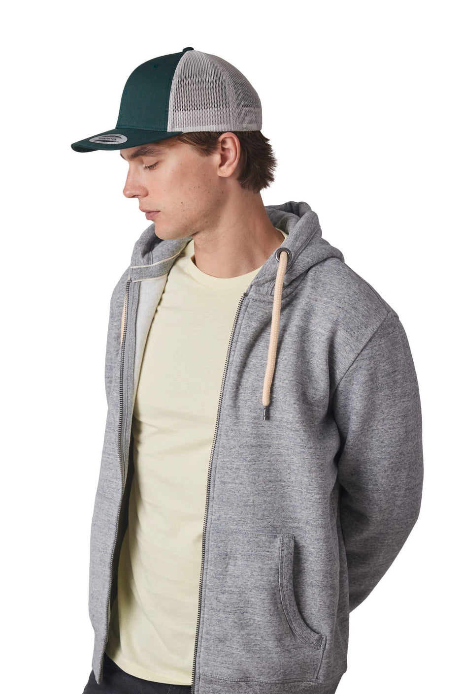 KP912 - Casquette Trucker modèle rétro - 6 panneaux - Occifloc