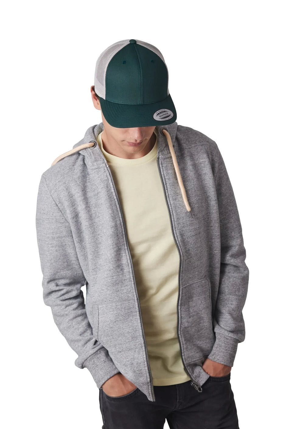 KP912 - Casquette Trucker modèle rétro - 6 panneaux - Occifloc