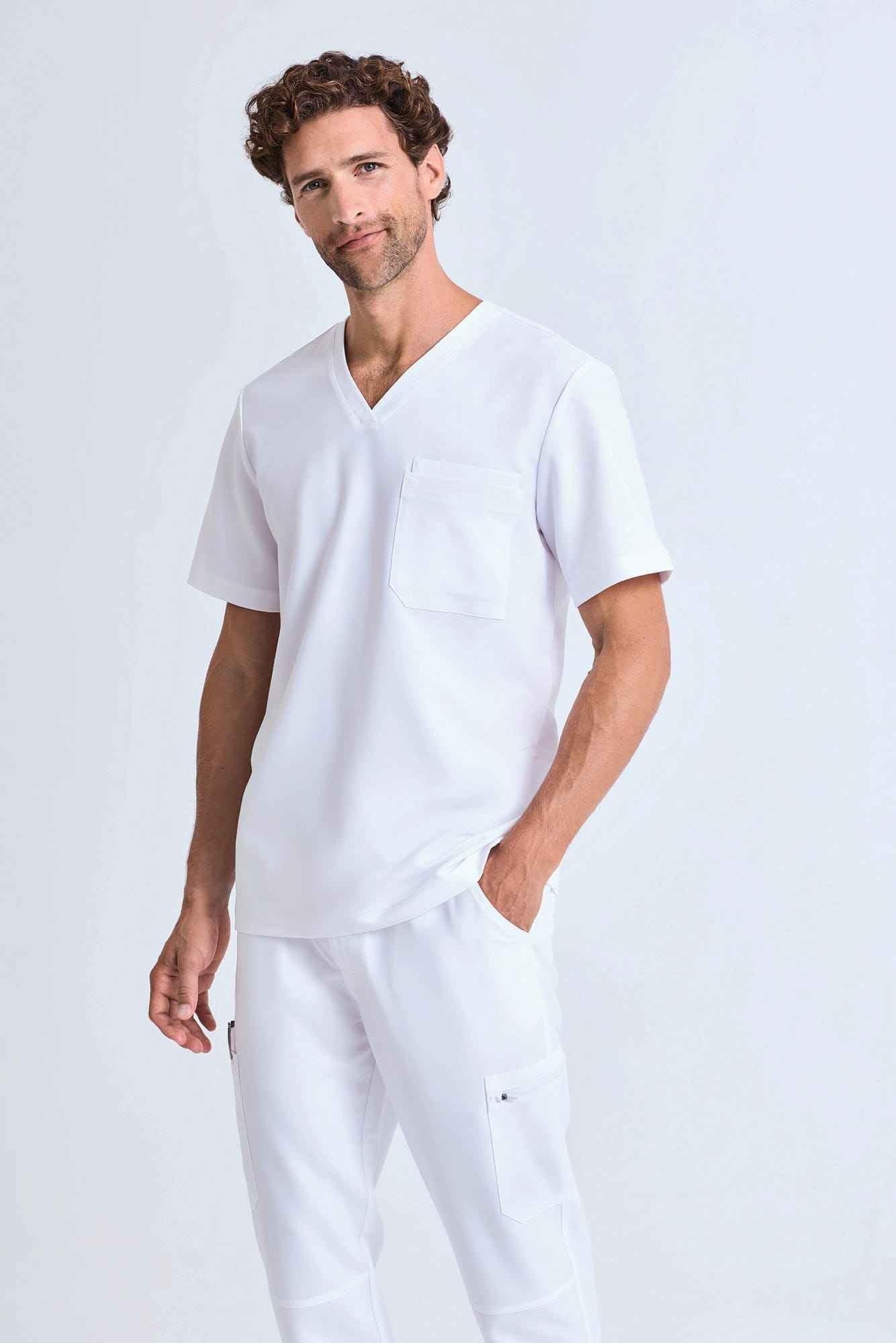 NN200 - Tunique stretch manches courtes homme