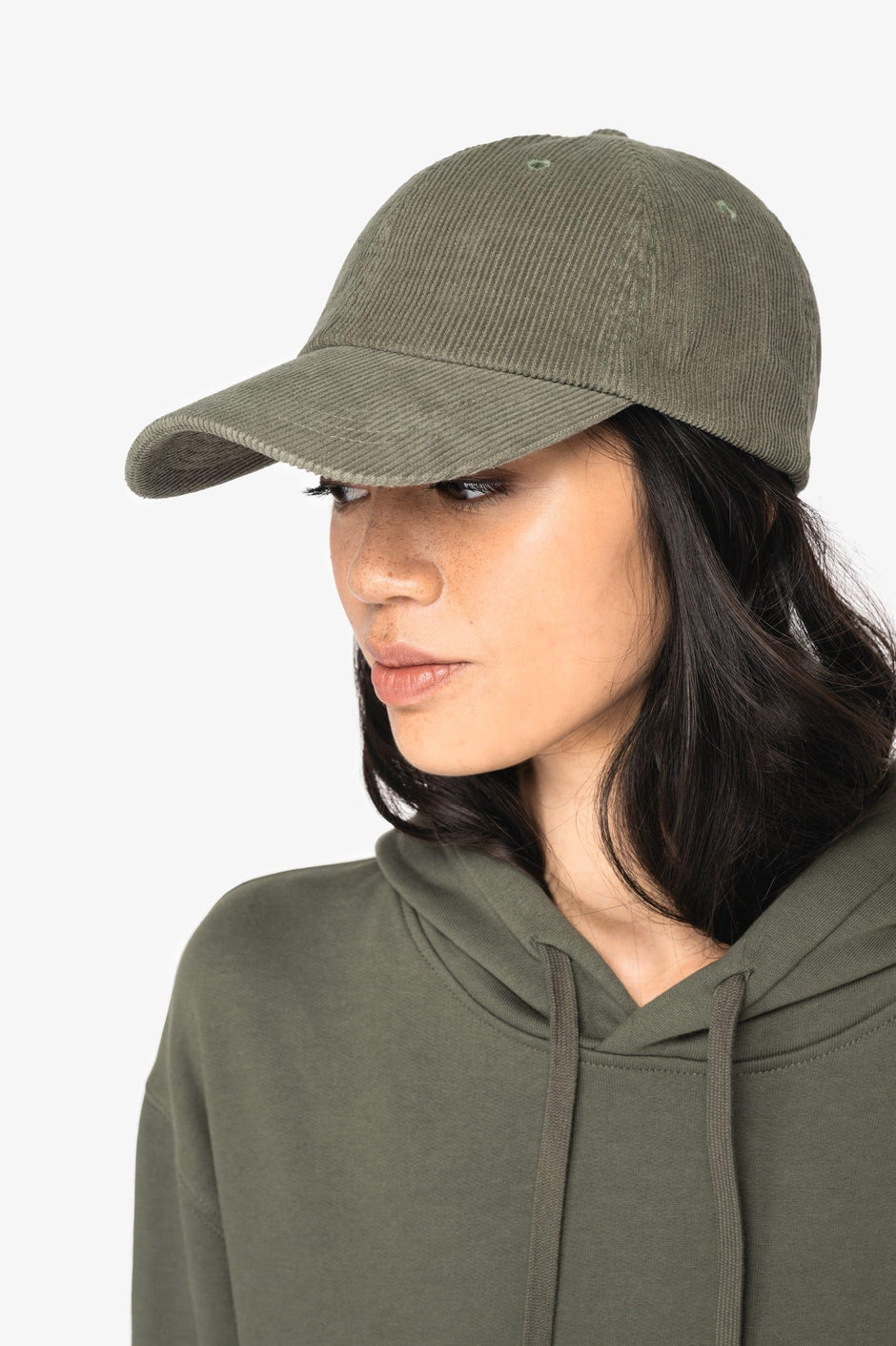 NS016 - Casquette écoresponsable en velours côtelé 6 panneaux unisexe - Occifloc