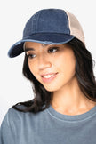 NS027 - Casquette trucker écoresponsable effet déchiré unisexe - Occifloc