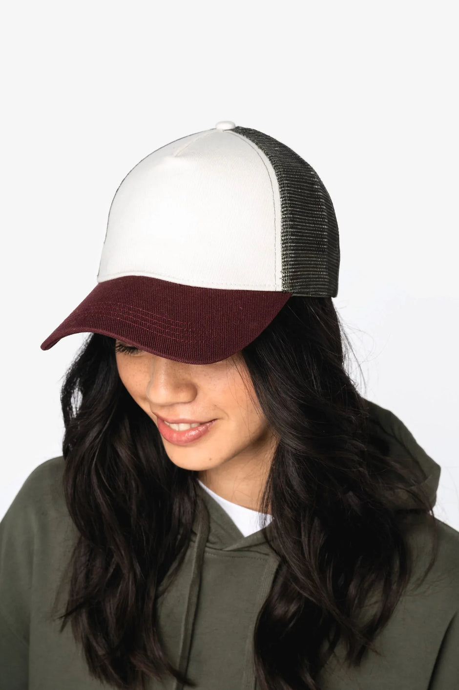 NS035 - Casquette trucker écoresponsable 5 panneaux unisexe - Occifloc