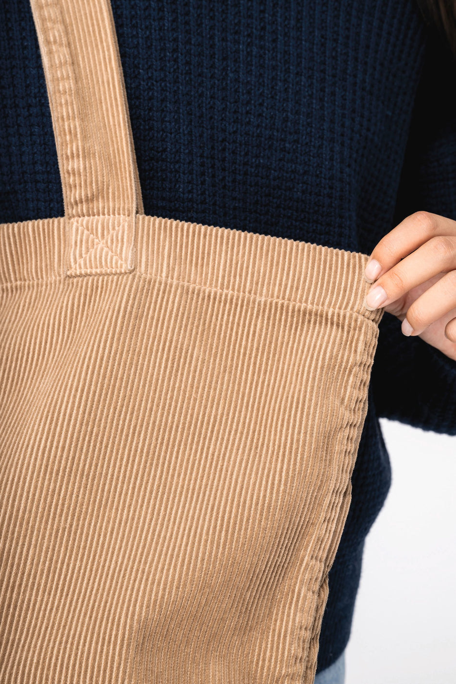 NS133 - Sac écoresponsable délavé en velours côtelé Native Spirit