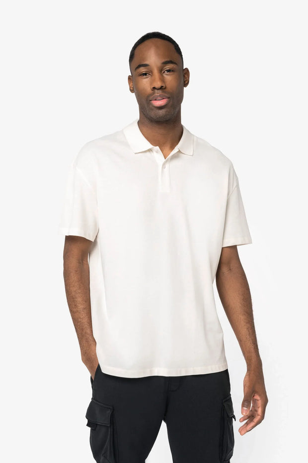 NS204 - Polo écoresponsable maille piquée à épaules tombantes homme - Occifloc