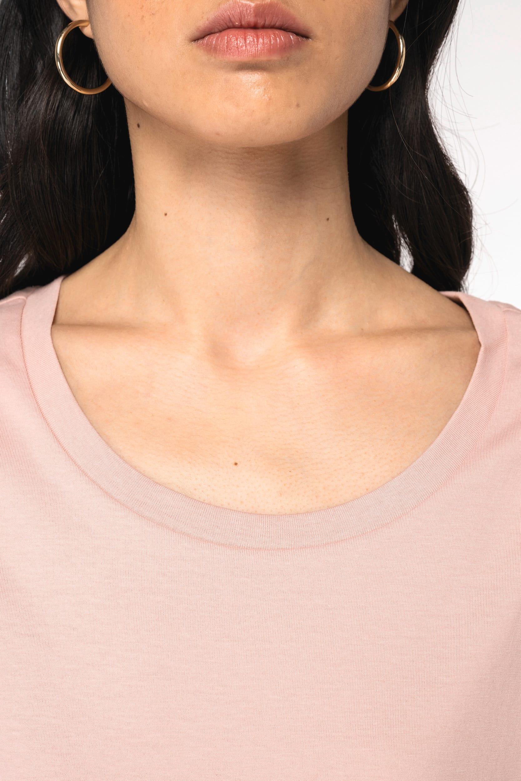NS309 - T-shirt écoresponsable manches à revers femme - Occifloc