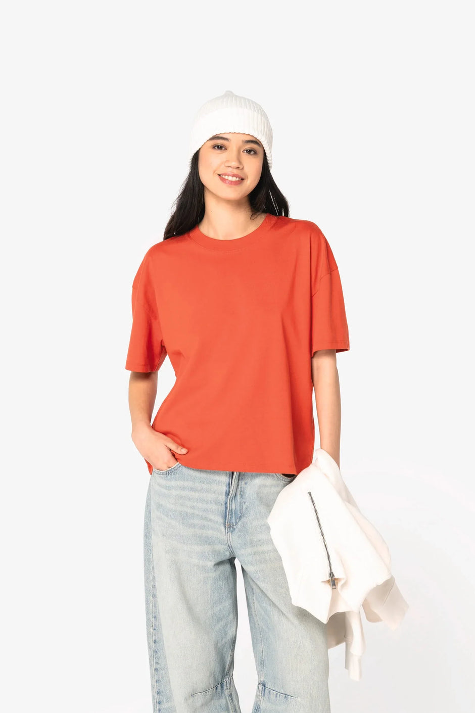 NS313 - T-shirt écoresponsable oversize femme - Occifloc