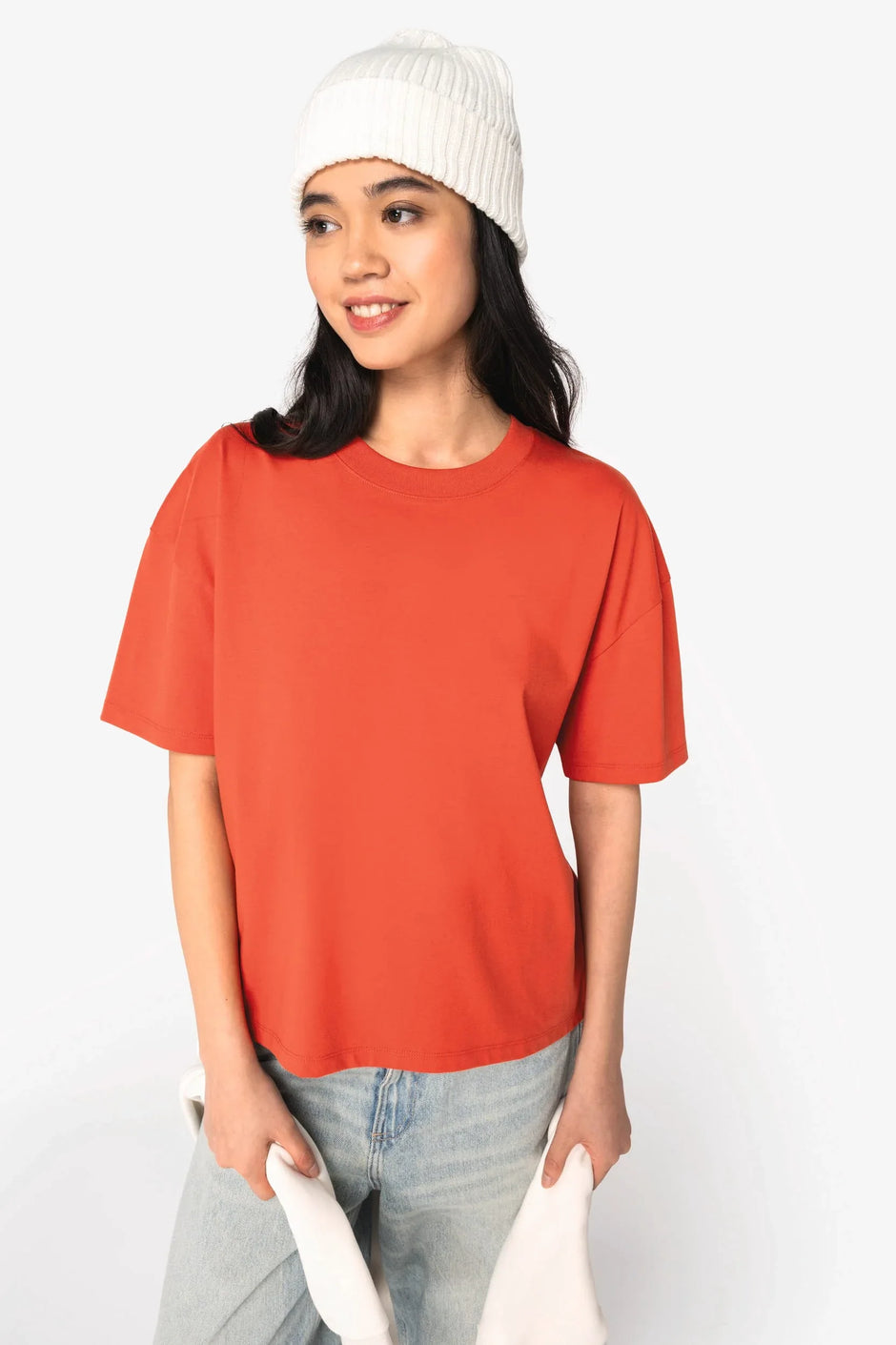 NS313 - T-shirt écoresponsable oversize femme - Occifloc