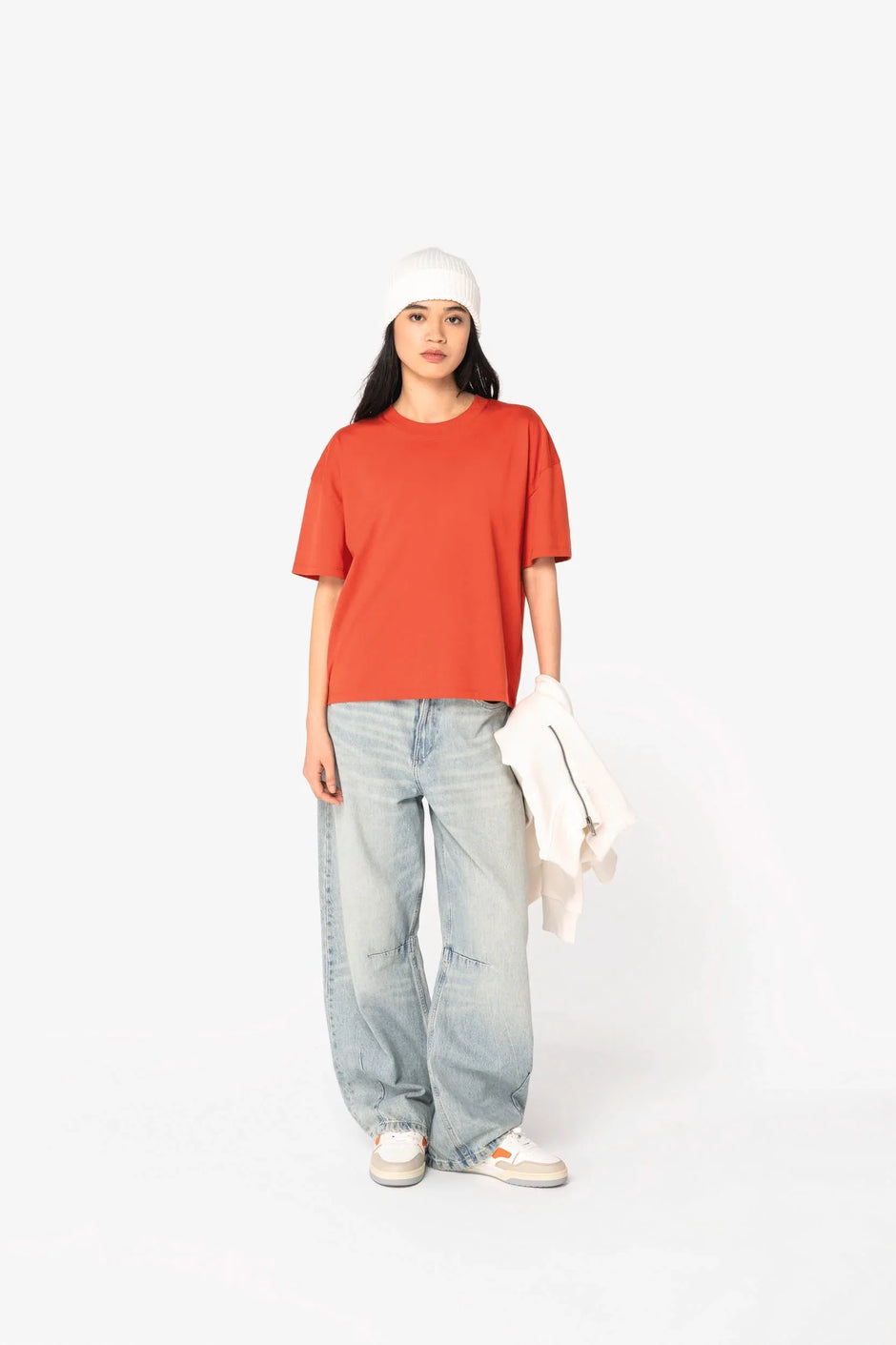 NS313 - T-shirt écoresponsable oversize femme - Occifloc