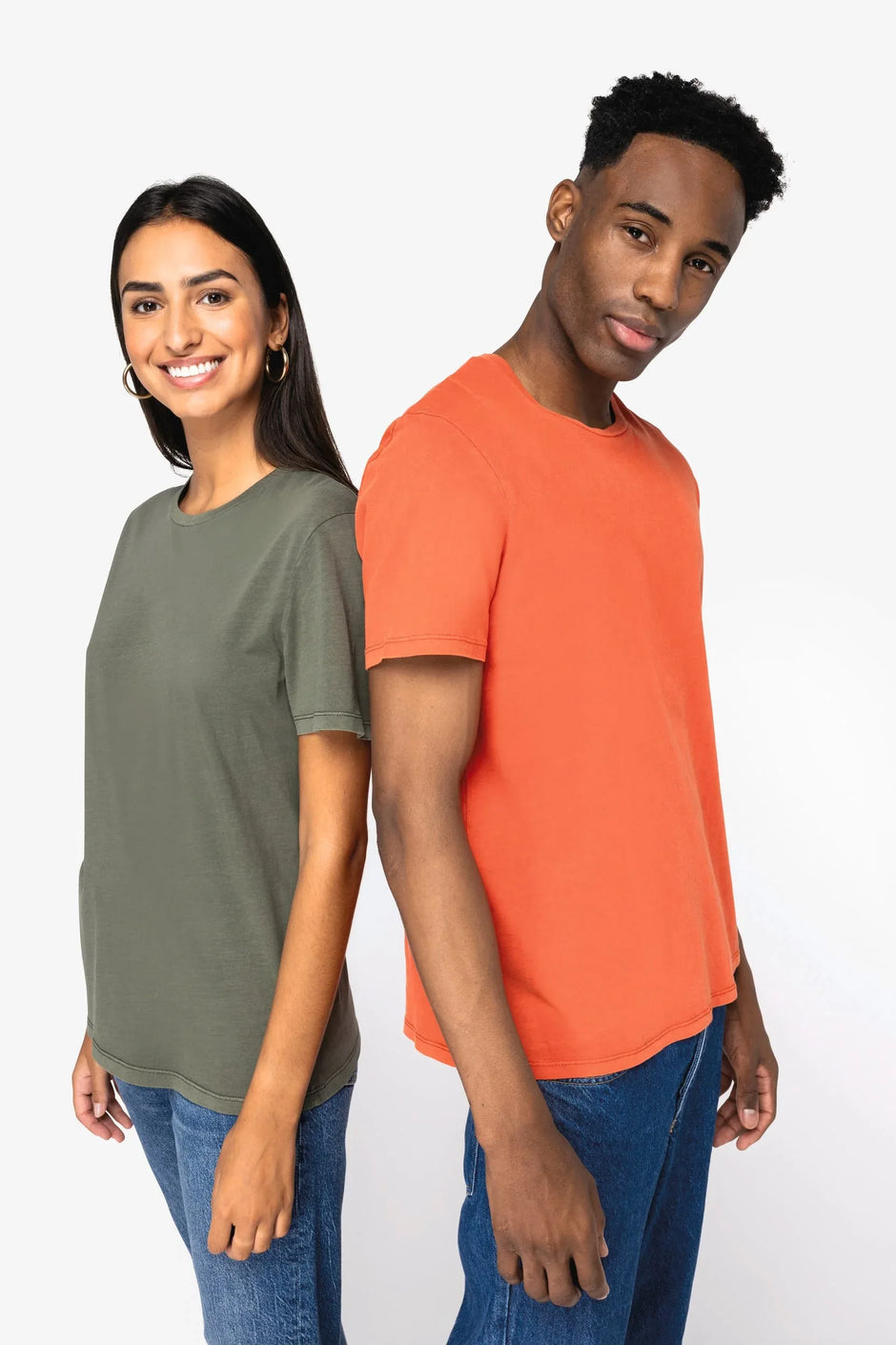 NS315 - T-shirt écoresponsable délavé unisexe - Occifloc