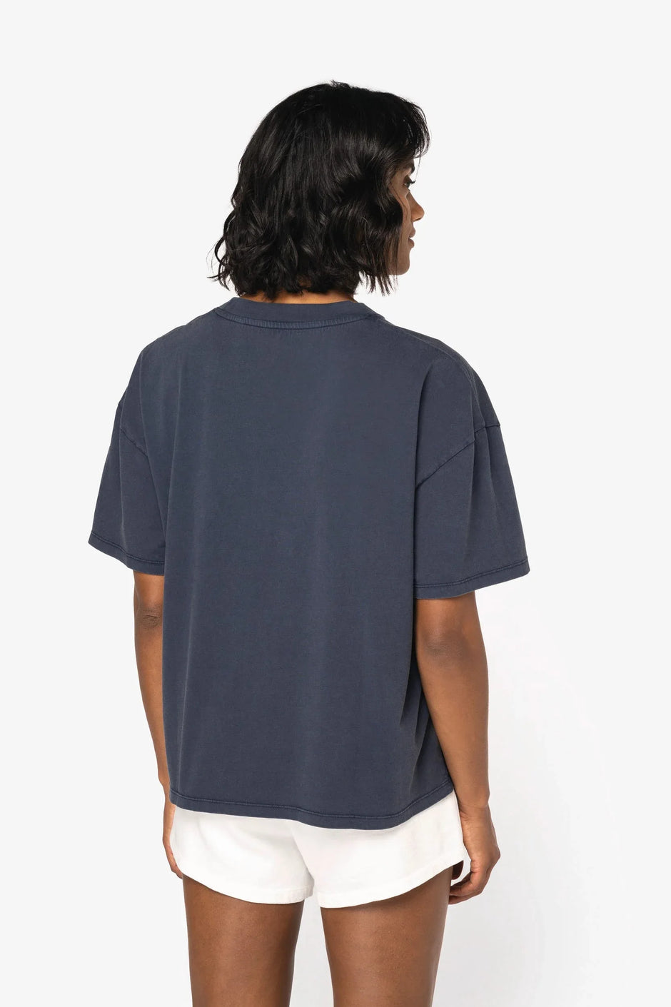 NS327 - T-shirt écoresponsable oversize délavé femme - Occifloc