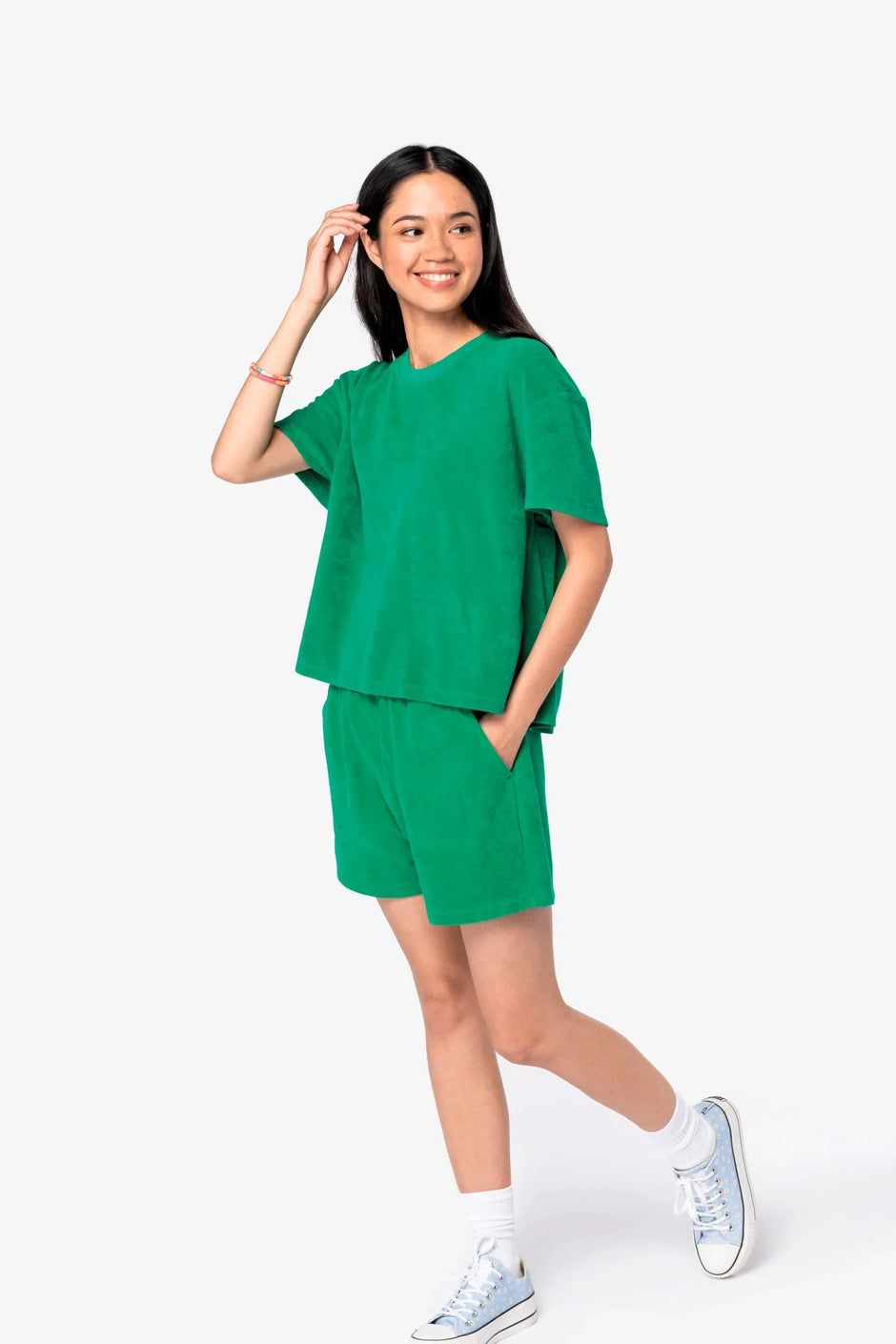 NS328 - T-shirt écoresponsable en éponge femme - Occifloc