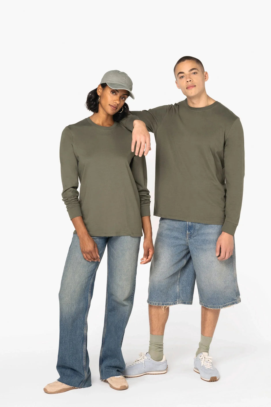 NS333 - T-shirt écoresponsable manches longues unisexe - Occifloc
