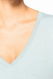 NS334 - T-shirt écoresponsable col V femme - Occifloc