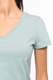 NS334 - T-shirt écoresponsable col V femme - Occifloc