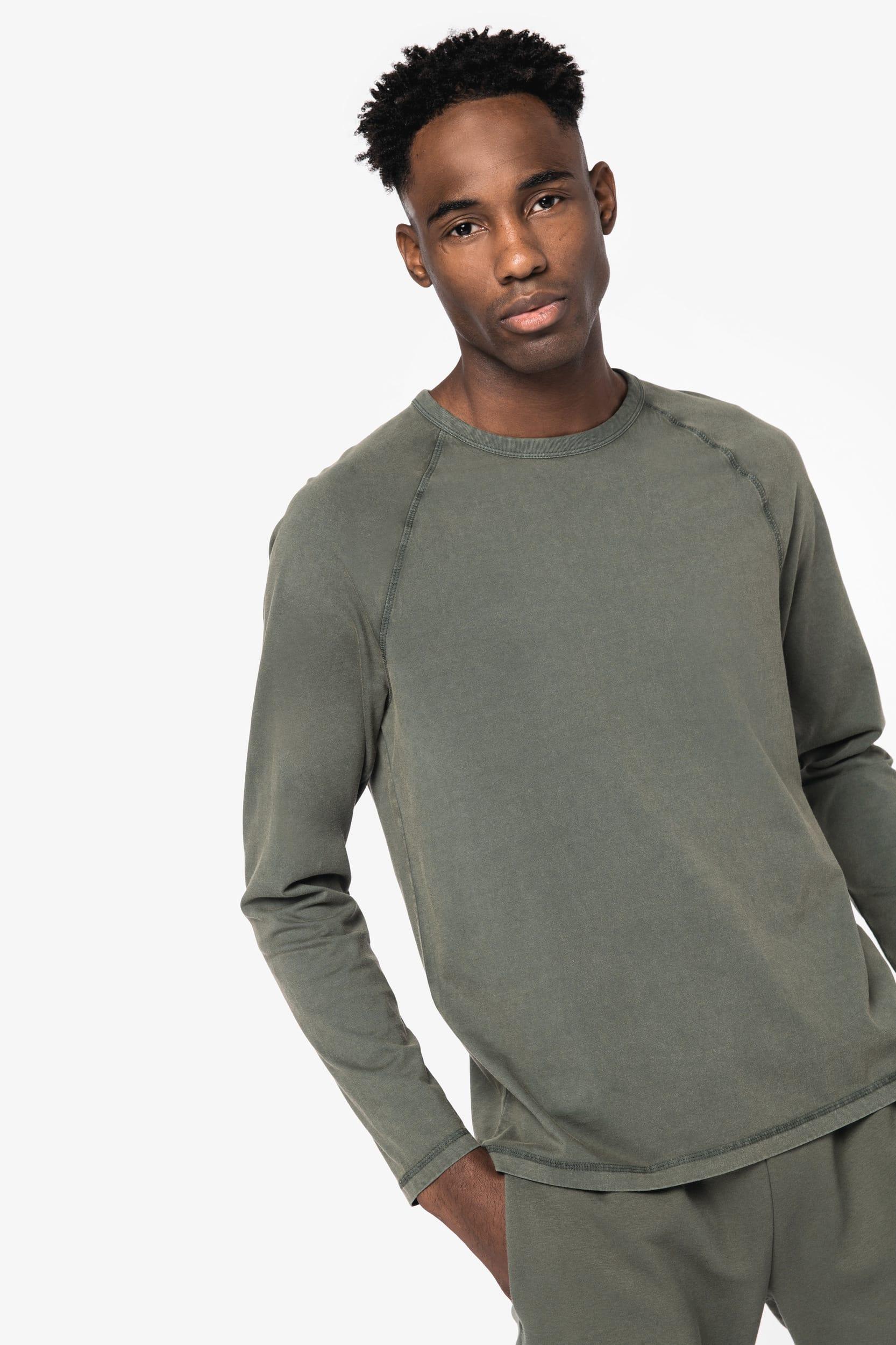 NS338 - T-shirt écoresponsable raglan manches longues homme - Occifloc