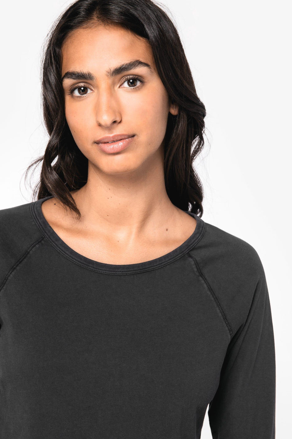 NS339 - T-shirt écoresponsable raglan manches longues femme - Occifloc