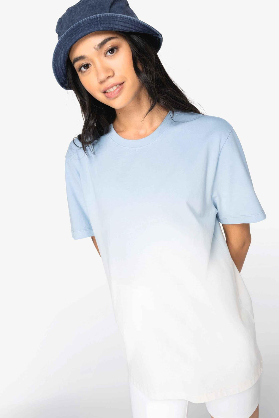 NS345 - T-shirt écoresponsable Dip Dye unisexe - Occifloc