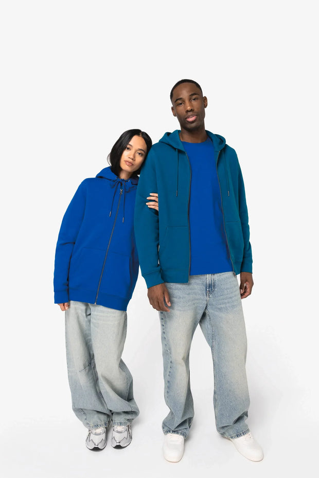 NS402 - Sweat-shirt écoresponsable zippé à capuche unisexe - Occifloc