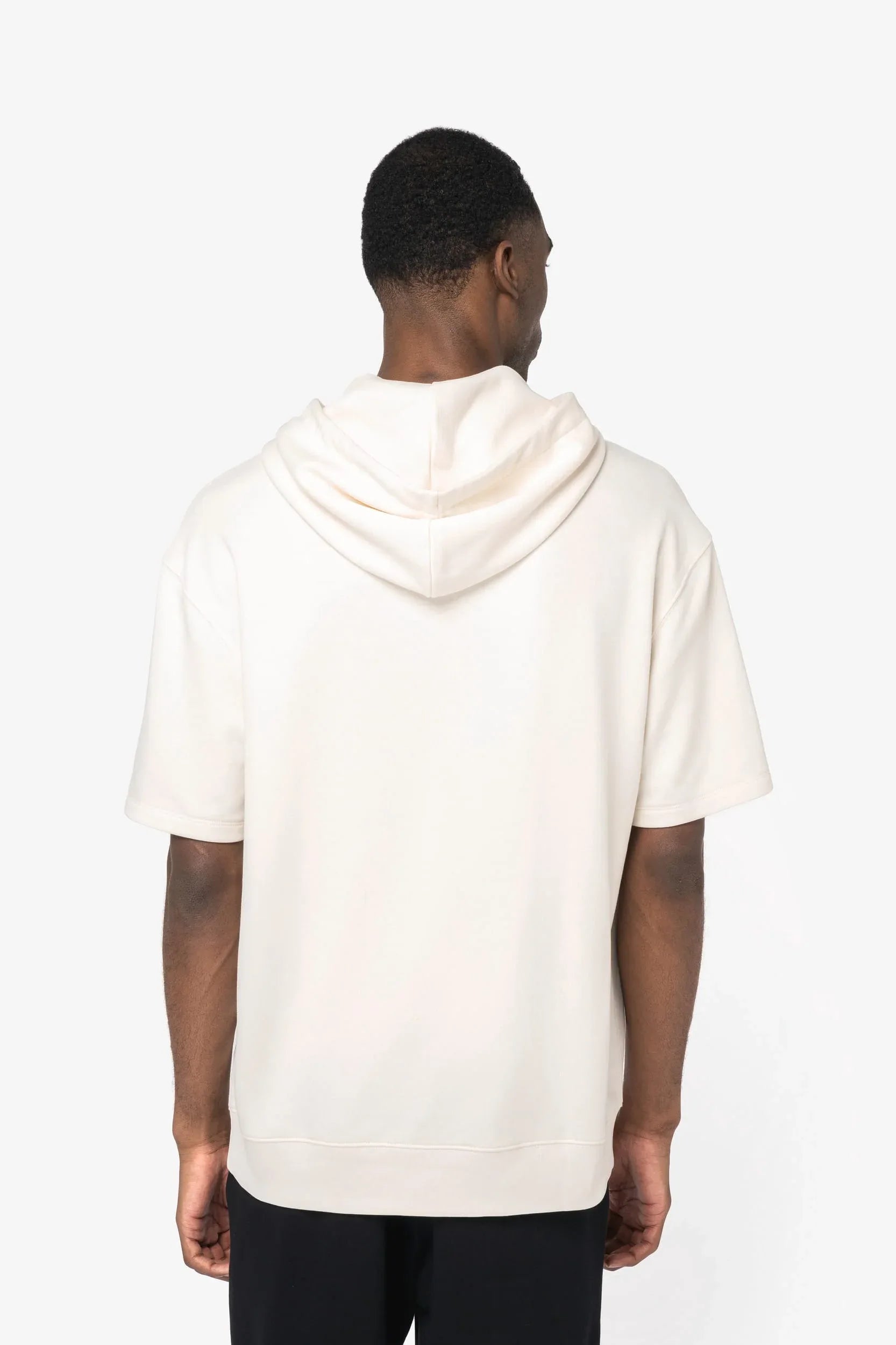 NS406 - Sweat-shirt écoresponsable à capuche à épaules tombantes manches courtes French Terry unisexe - Occifloc