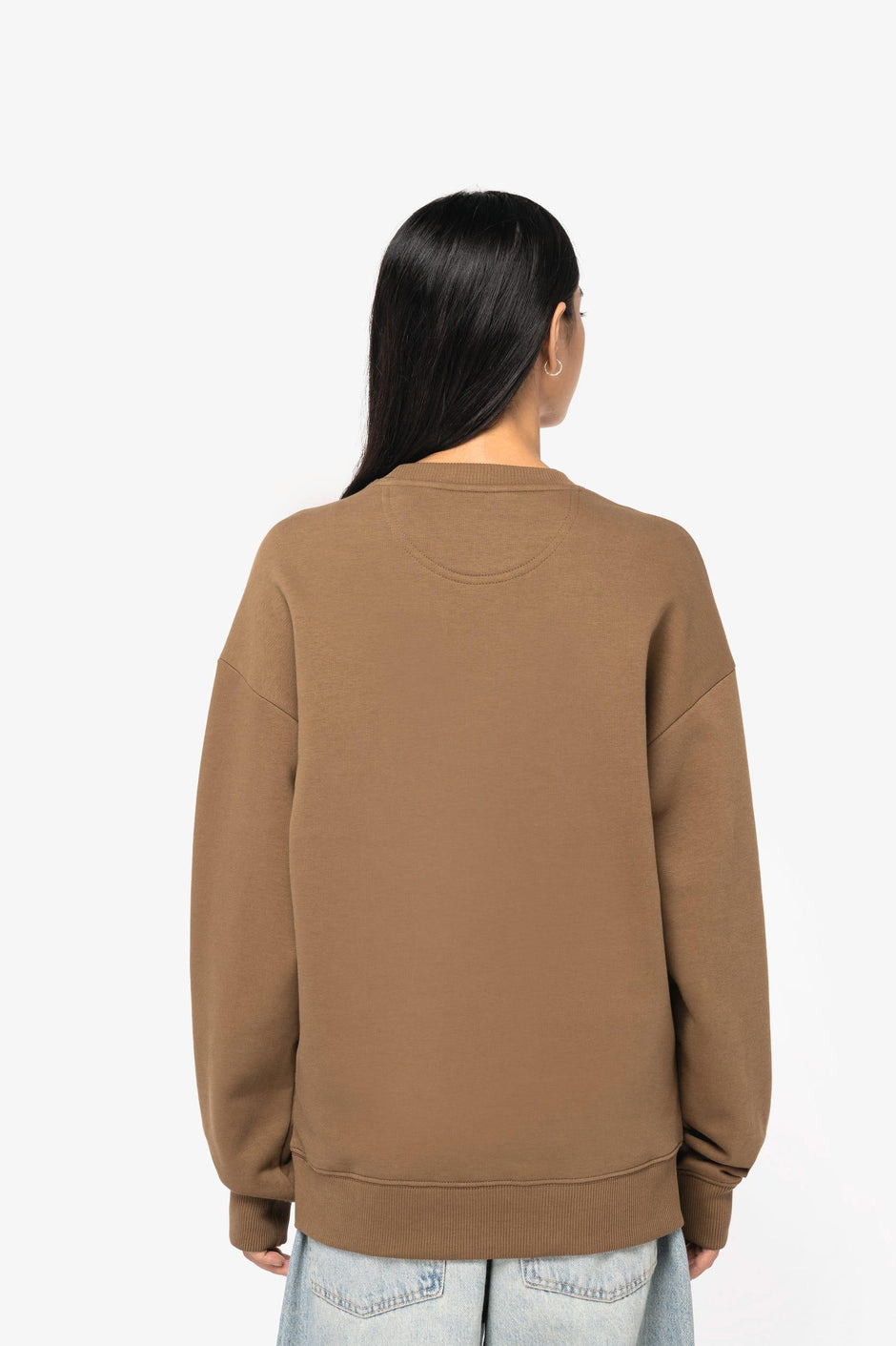 NS407 - Sweat-shirt écoresponsable à col rond oversize unisexe - Occifloc