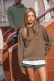 NS407 - Sweat-shirt écoresponsable à col rond oversize unisexe - Occifloc