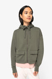 NS409 - Sweat-shirt écoresponsable zippé à capuche French Terry femme - Occifloc