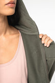 NS409 - Sweat-shirt écoresponsable zippé à capuche French Terry femme - Occifloc