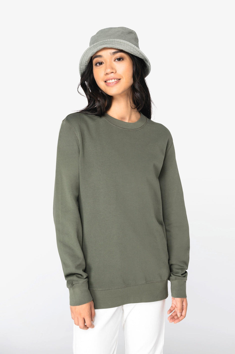 NS414 - Sweat-shirt écoresponsable à col rond French Terry unisexe - Occifloc