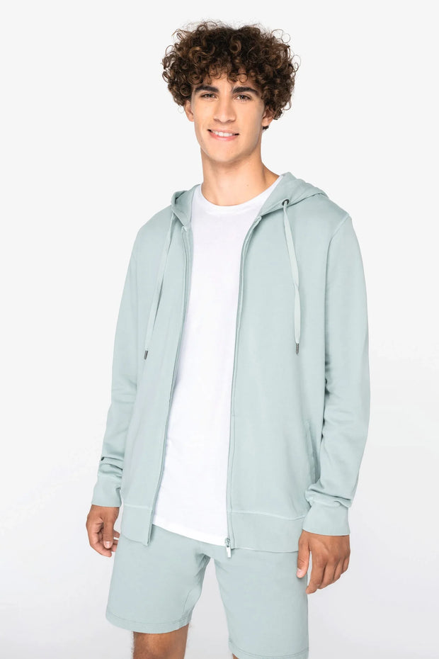 NS417 - Sweat-shirt écoresponsable zippé à capuche French Terry unisexe - Occifloc