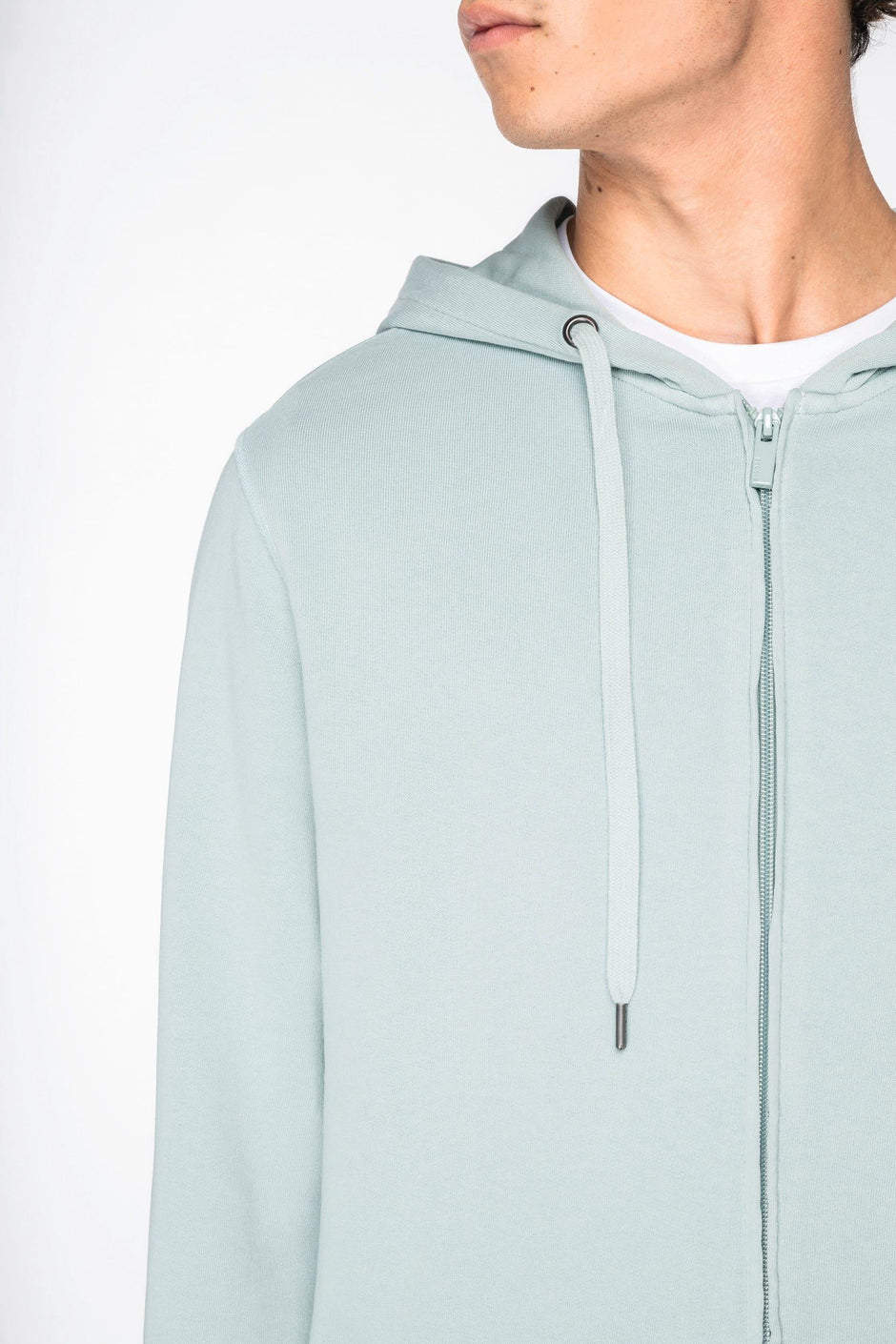 NS417 - Sweat-shirt écoresponsable zippé à capuche French Terry unisexe - Occifloc