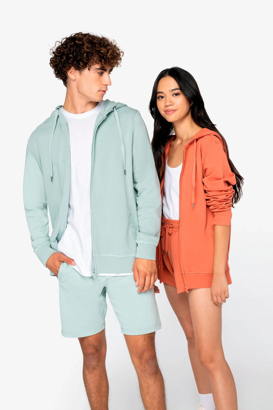 NS417 - Sweat-shirt écoresponsable zippé à capuche French Terry unisexe - Occifloc