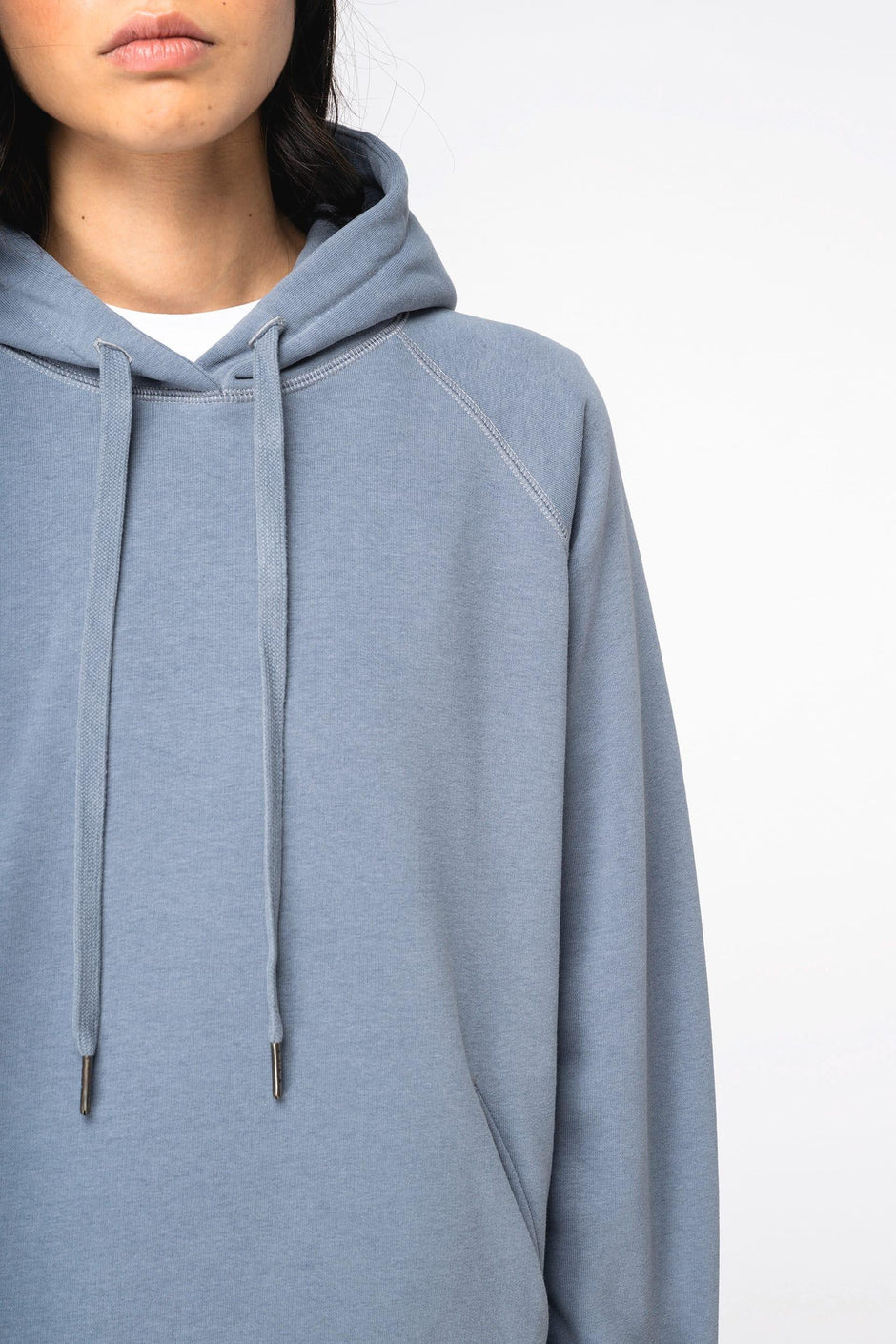 NS422 - Sweat-shirt écoresponsable à capuche raglan femme - Occifloc