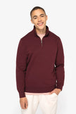 NS428 - Sweat-shirt écoresponsable à col montant zippé homme - Occifloc