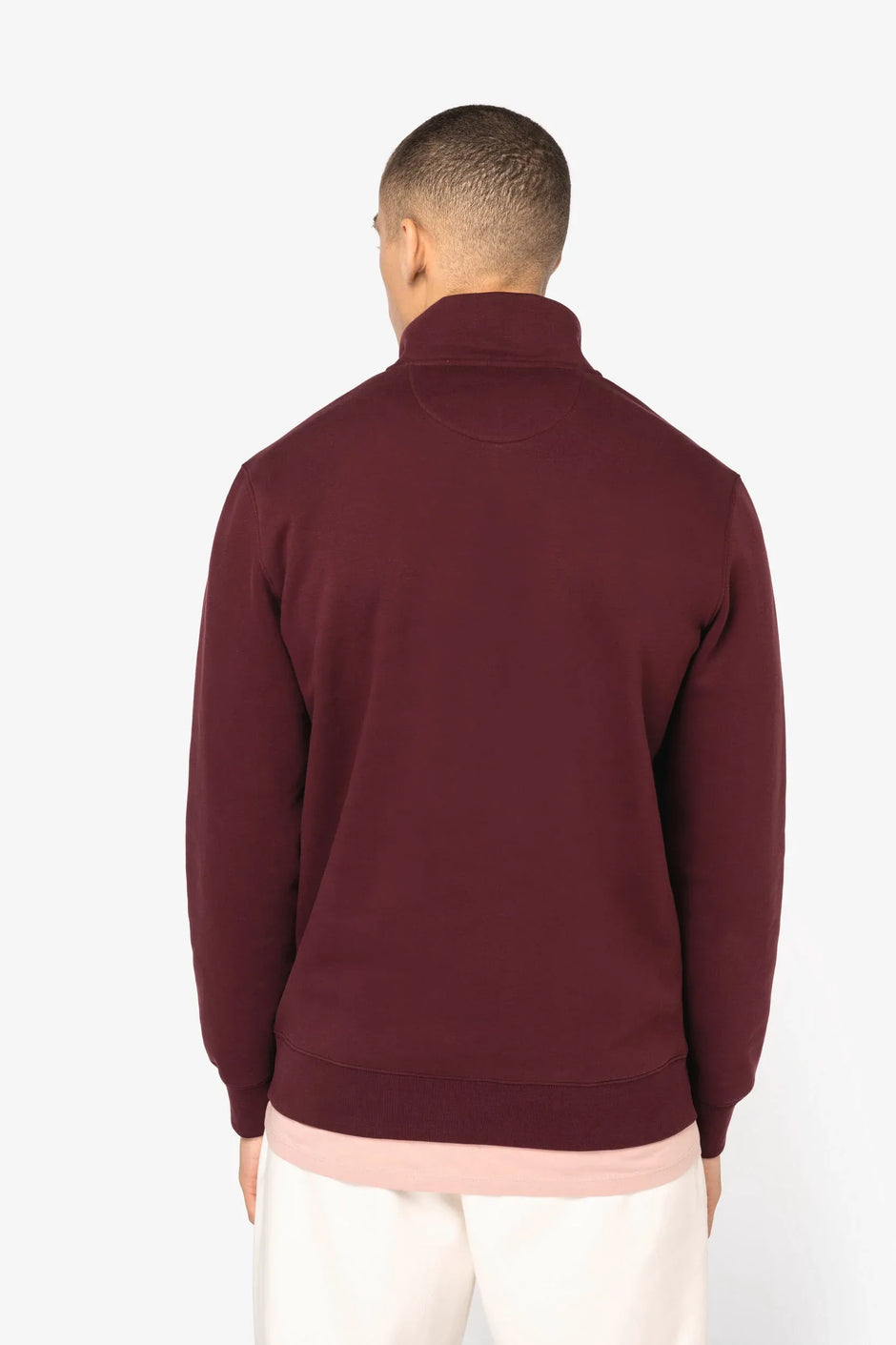 NS428 - Sweat-shirt écoresponsable à col montant zippé homme - Occifloc